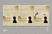 Elegant CV Resume Set, a Resume Template by Neermana (Thumbnail 1 of 5)