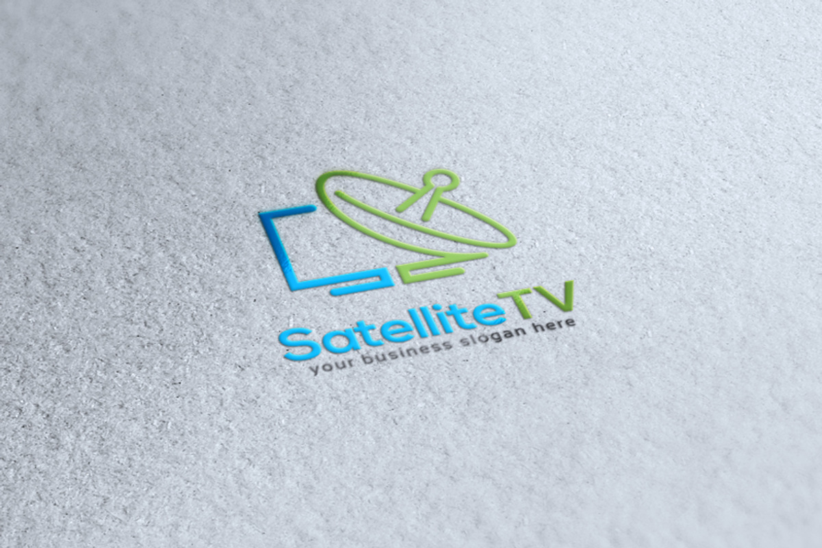 Satellite TV Logo, a Branding & Logo Template by Slim Studio