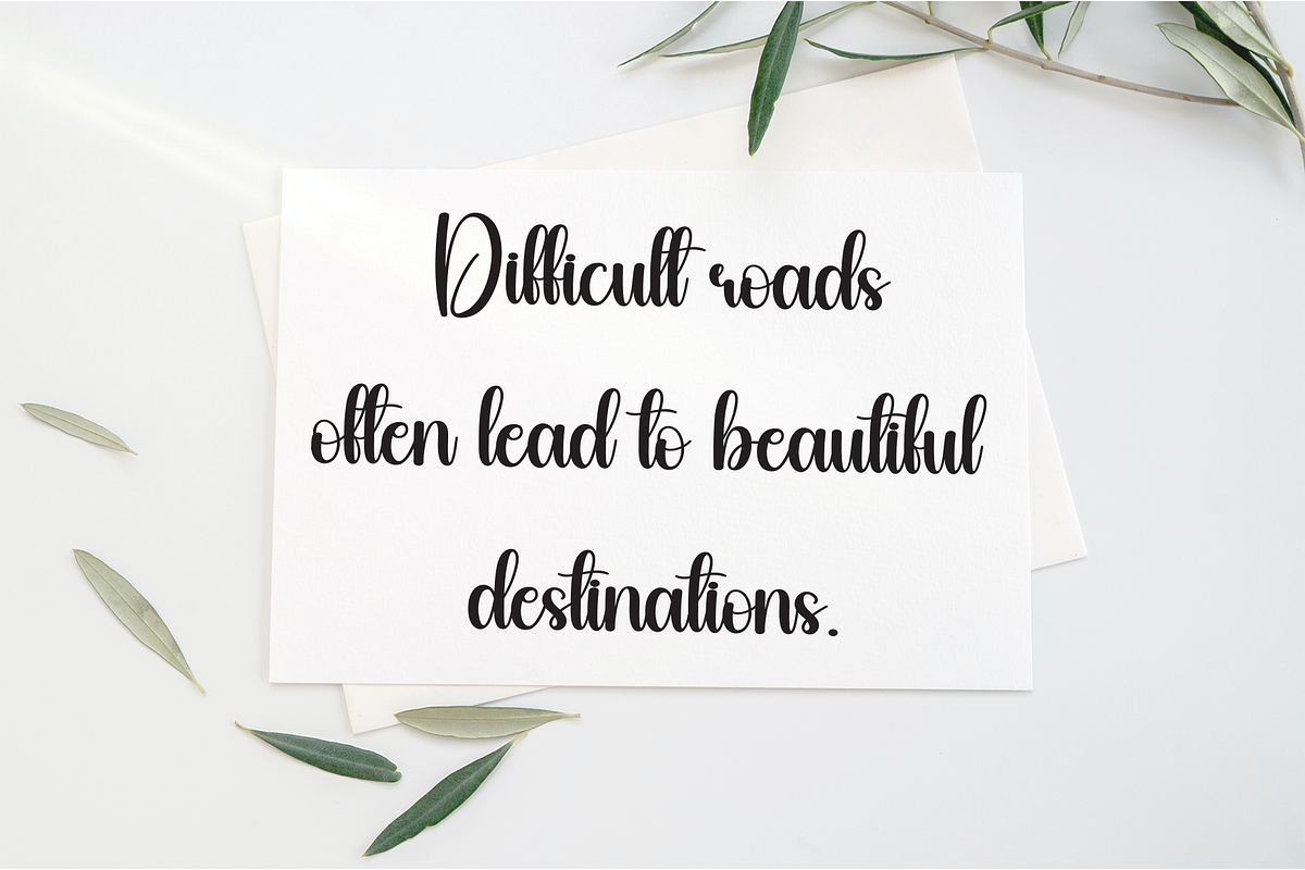 Emotional | Script Font, a Handwritten Font by Scratchones (Photo 5 of 9)