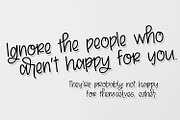 whatever, Justina Font, a Sans Serif Font by A Little Smidge (Thumbnail 4 of 6)