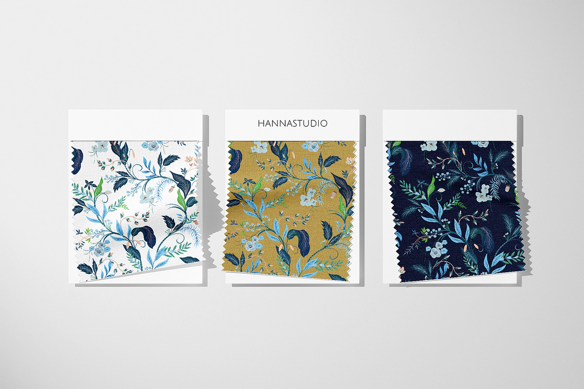 HILL GARDEN, Luxury Pattern design!, a Pattern Graphic by HannaStudio (Photo 2 of 9)