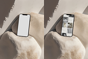 Minimalist iPhone Mockup | Neutral, an iPhone Mockup by The Ethical Agency (Thumbnail 3 of 3)