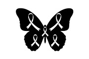 Cancer Awareness Ribbon Silhouette, a Seasonal Illustration by Designer_Momina (Thumbnail 3 of 11)