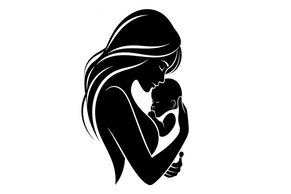 50 Mother and Baby Silhouette Bundle, an Illustration by Creativeshirt (Photo 43 of 48)