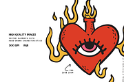 Weird Love Pattern & Clipart Set, a Pattern Graphic by Palette Pursuit (Thumbnail 5 of 5)