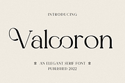 Valooron - Business Font, a Serif Font by RockboyStd (Thumbnail 1 of 12)