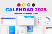 Calendar 2025 Infographics Template, a Presentation Template by Abert (Thumbnail 1 of 12)