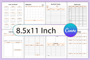 Editable 2025-2026 Budget Planner, a Stationery Template by Designmela01 (Thumbnail 2 of 4)