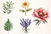 Vintage Botanical Clipart, an Illustration by Libby Wishes (Thumbnail 4 of 6)