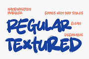 Ontro Buck - Decorative Marker Font, a Handwritten Font by figuree studio (Thumbnail 2 of 7)