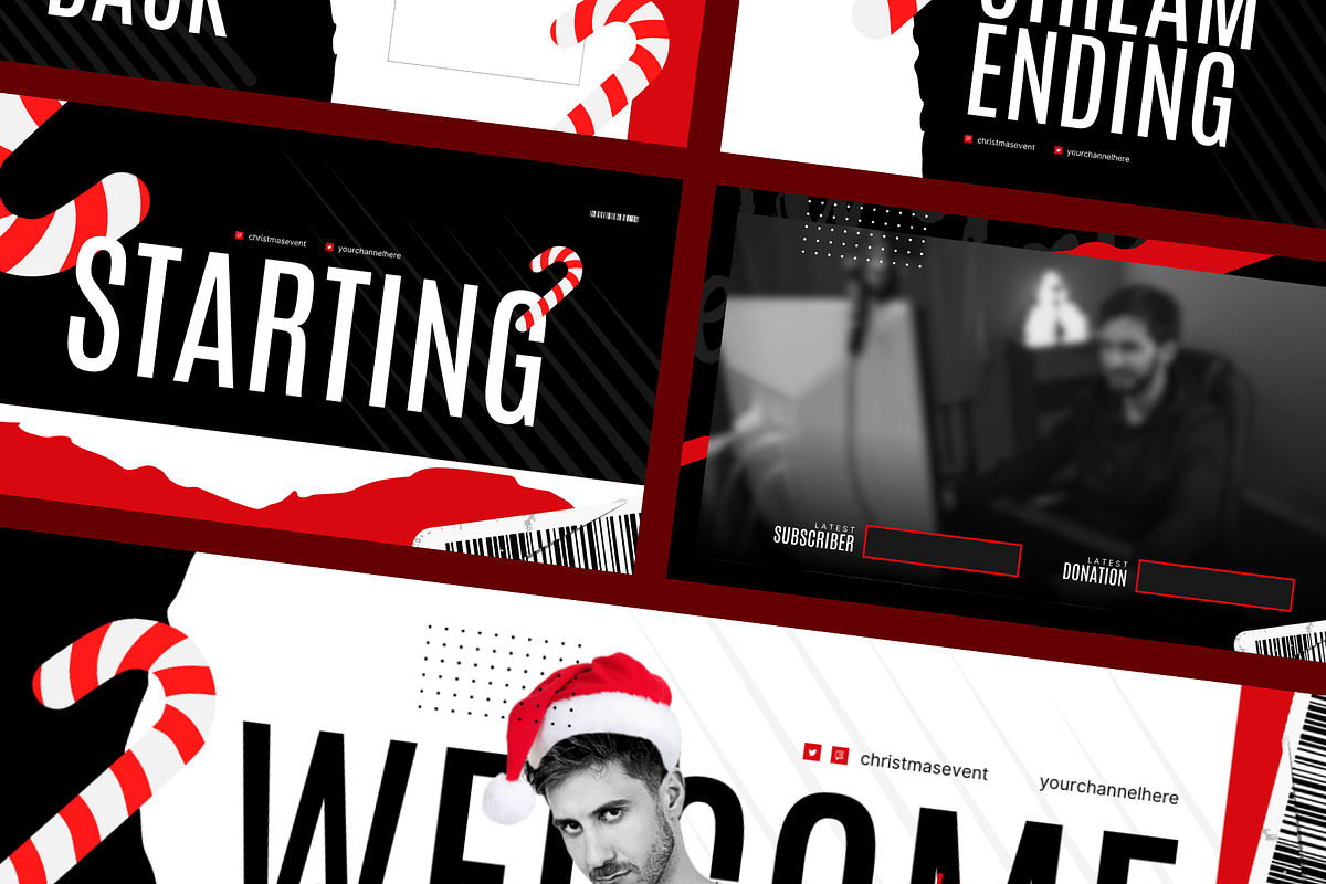 Christmas Esports Stream Overlay, a Design Template by Angkalimabelas (Photo 1 of 5)