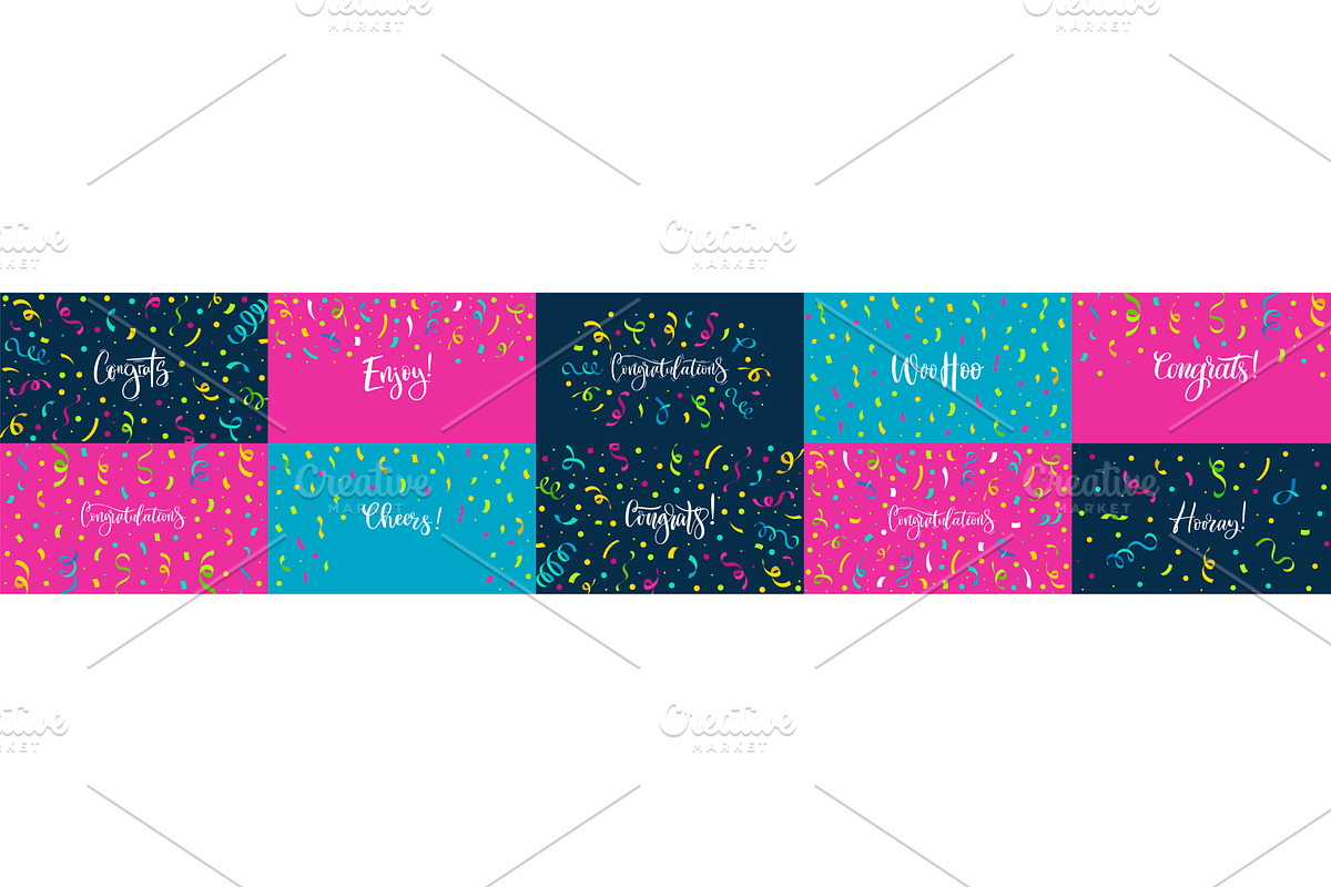 Congratulations banners. Congrats, an Object Graphic by winwin.art