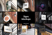 Posters and Signs Mockups Bundle, a Product Mockup by Mockup Cloud (Thumbnail 2 of 21)