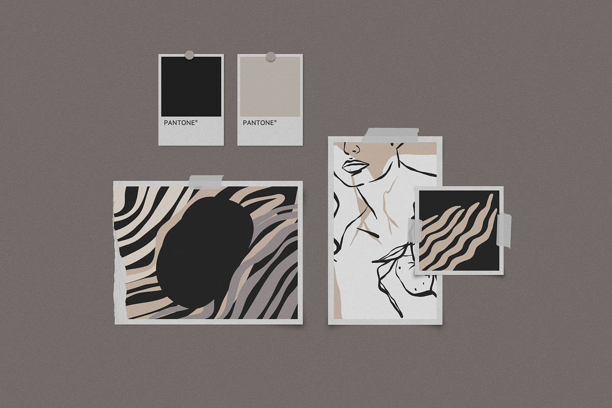 Feminine abstract poster gallery, a Person Illustration by Anastasy_helter (Photo 24 of 32)