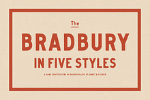 The Bradbury - A Hand Drawn Font