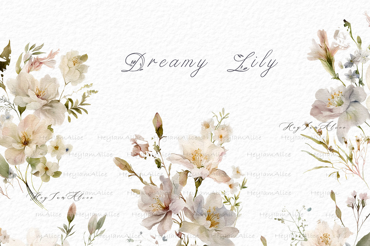 Dreamy Lily, a Decorative Illustration by heyiamalice (Photo 2 of 9)