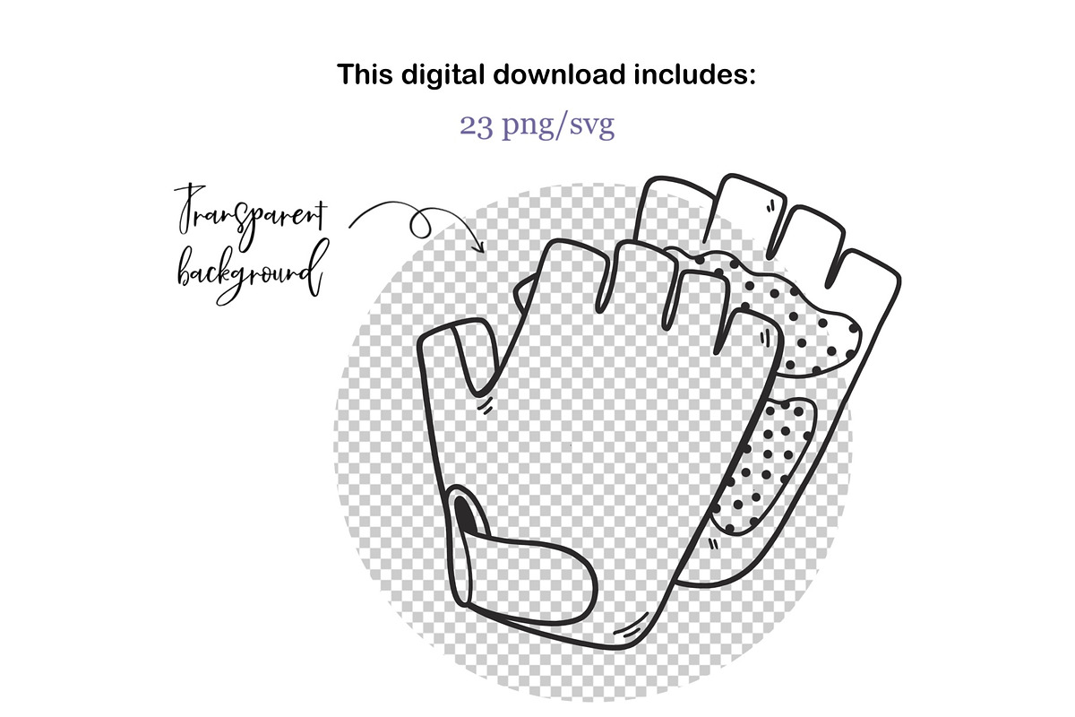 Fitness Equipment Clipart SVG PNG, an Object Graphic by ArtGiftsStudio (Photo 2 of 3)