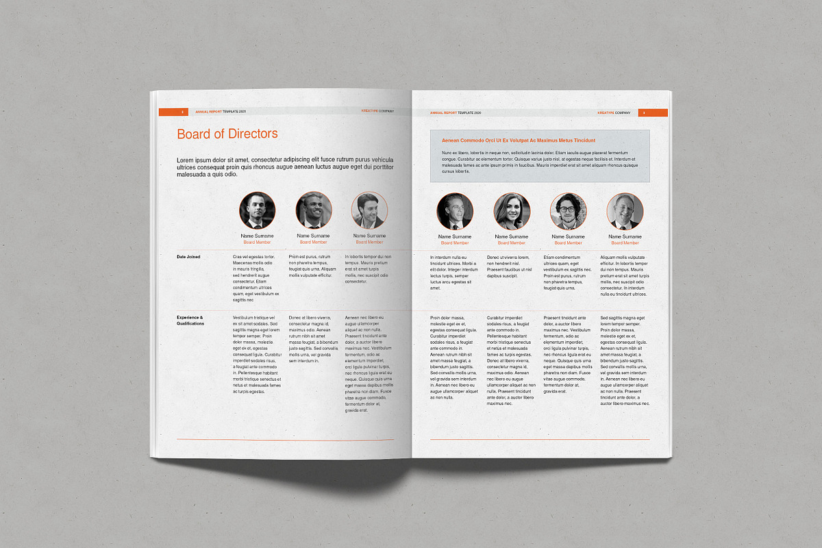 Kreatype Annual Report, a Brochure Template by Kreatype Studio (Photo 9 of 18)