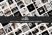 400 Canva Instagram Templates, a Social Media Template by Oh So Social Boutique (Thumbnail 7 of 9)