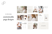 Media Kit Template for Canva, a Templates & Theme by Chloe Leonard Studio (Thumbnail 3 of 3)