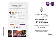 Modern Mystic Brand System + UI Kit, an UI Kit Template by The Brand Alchemists (Thumbnail 1 of 12)