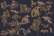 Hand drawn vintage ornaments set, an Object Illustration by FleurArt (Thumbnail 4 of 8)