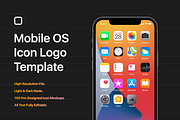 Mobile OS Icon Template Mockup - PSD, an iPhone Mockup by Asylab (Thumbnail 34 of 34)