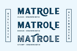 VT Matrole - Vintage Serif