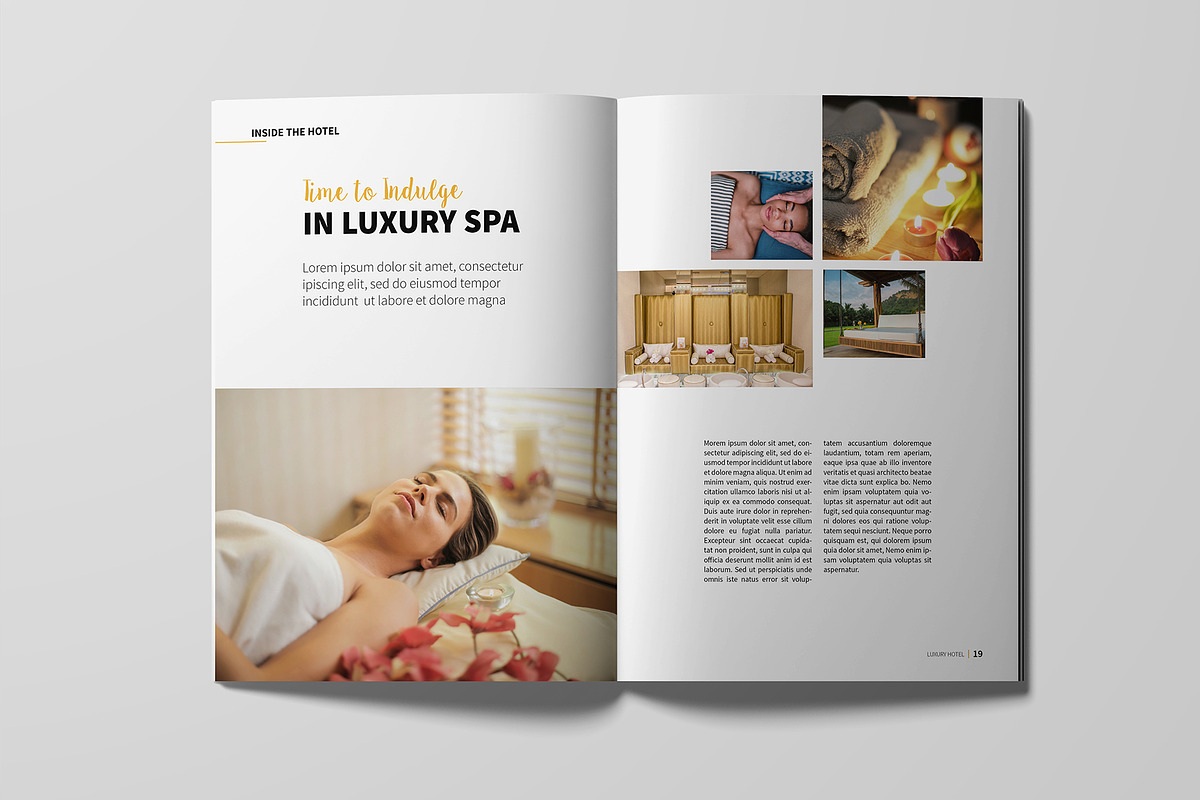 Hotel/Resort Brochure Template, a Brochure Template by xtratimebd (Photo 3 of 9)