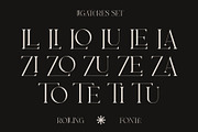 Rolling Fonte - Luxury Typeface, a Serif Font by Muflieart (Thumbnail 7 of 12)