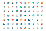 300+ Education Colored Icons, a Solid Icon by Creative Stall (Thumbnail 2 of 5)
