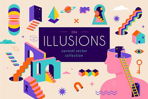 Illusions, Surreal collection, a Decorative Illustration by Marish