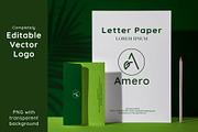 Leaf Logo Letter A and Pattern, a Branding & Logo Template by Fabian_Design (Thumbnail 2 of 7)