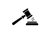 Justice Gavel Silhouette Bundle, a Graphic by hafijul (Thumbnail 8 of 14)