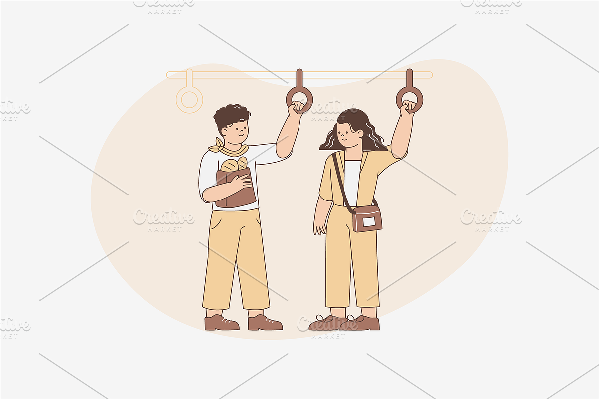 Public Transport Illustration, an Object Graphic by Jump Studio (Photo 9 of 14)