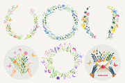 Watercolor Delicate Floral Kit, an Object Graphic by Naty Art (Thumbnail 2 of 18)