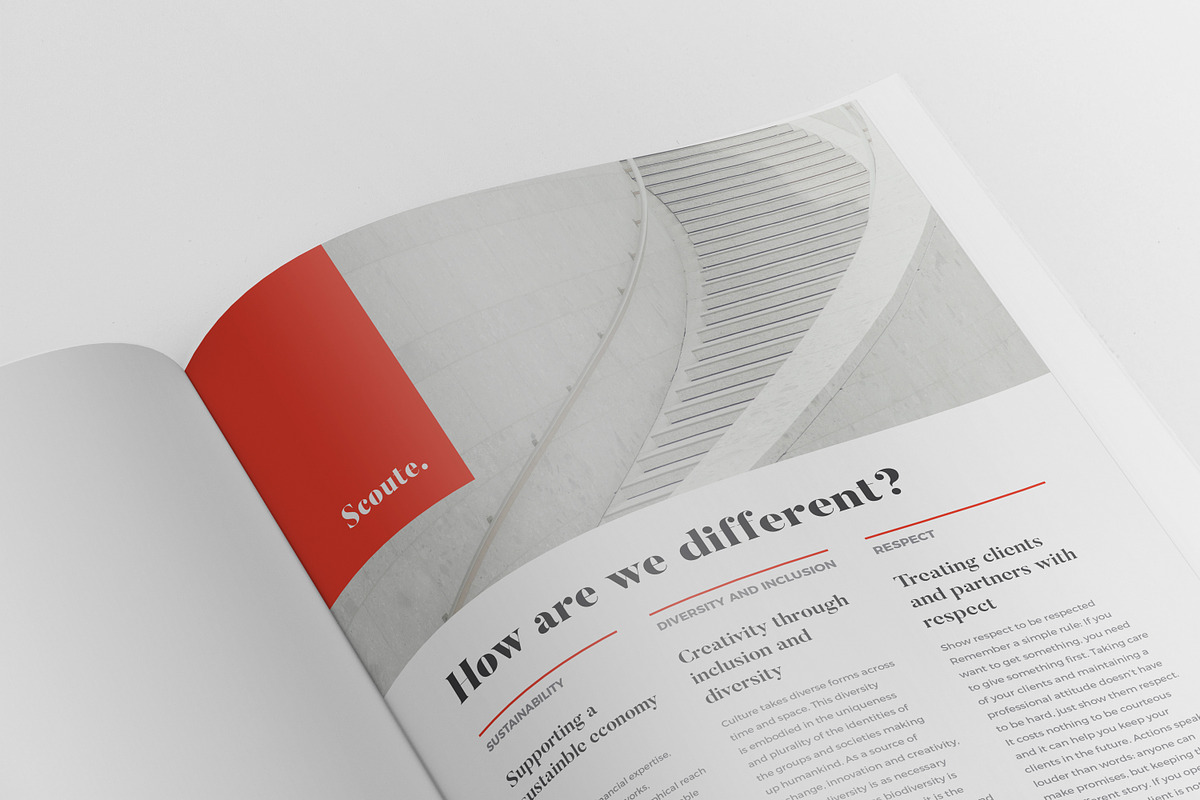 Pitch Deck Proposal Template, a Brochure Template by Andre28 (Photo 3 of 12)