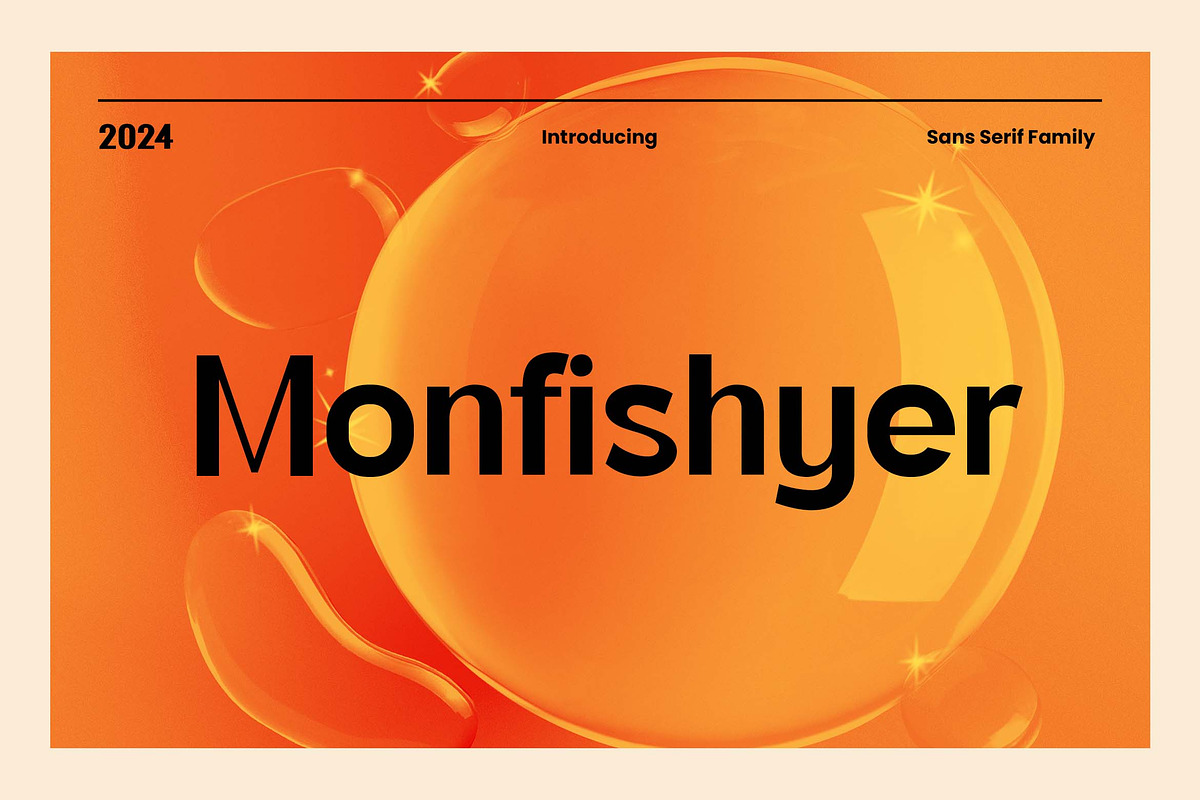 Monfishyer Sans Serif Family, a Sans Serif Font by UICreative (Photo 1 of 13)