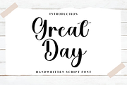 Great Day, a Handwritten Font by InermediaSTUDIO (Thumbnail 1 of 8)