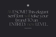 MYROGE elegant & stylish serif, a Serif Font by CarmineType (Thumbnail 8 of 18)