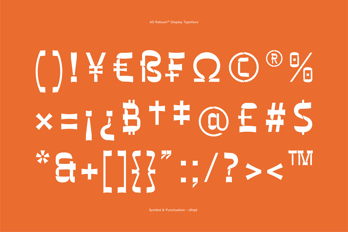 AO Rakuen - Decorative Typeface, a Sans Serif Font by OwunStudio (Photo 6 of 15)