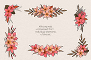 Illustration set Plumeria, an Illustration by Maria Summer (Thumbnail 8 of 13)