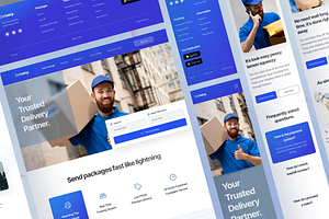 Shipping & Delivery Landing Page