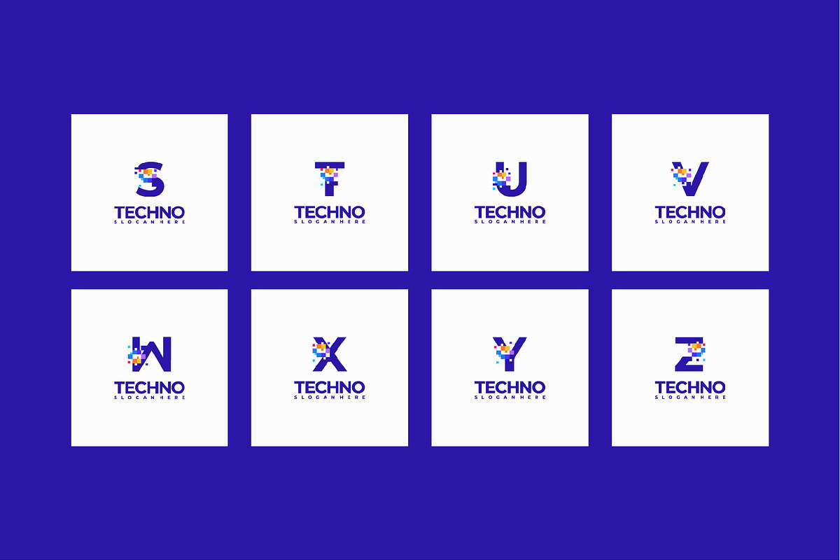 Set of Logo Alphabet Numberic, a Branding & Logo Template by Lucky Creative (Photo 4 of 5)