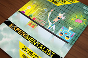 Experimentalist Psychedelic Lab, a Flyer Template by VectorBurn (Thumbnail 1 of 5)