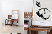 51 Frame Mockups - Vintage Furniture, a Product Mockup by ArtwithFrame (Thumbnail 26 of 50)