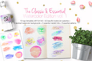 The Classic & Essential Watercolor, an Object Graphic by Isabelle Salem (Thumbnail 1 of 5)