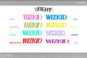WIZKID | A Retro Modern Display Font, a Sans Serif Font by Retro Black Studio (Thumbnail 2 of 8)