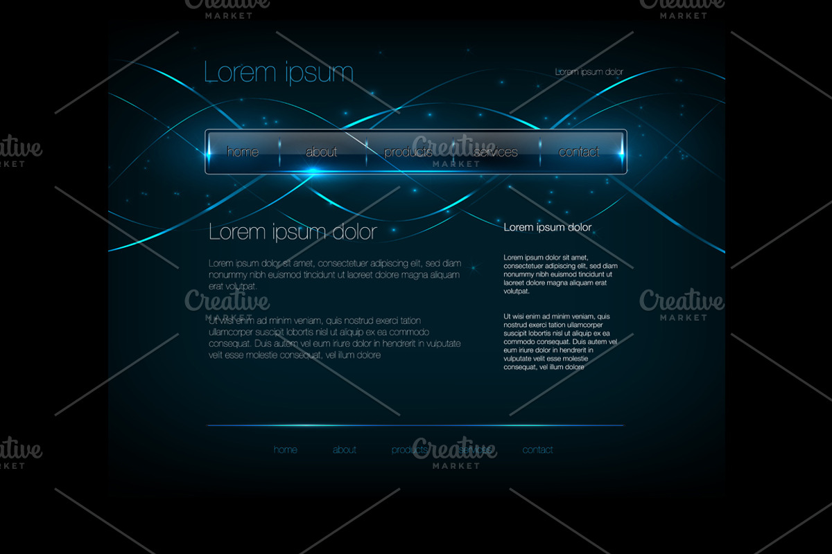 Vector Web Templates, a Templates & Theme by lissius (Photo 7 of 8)