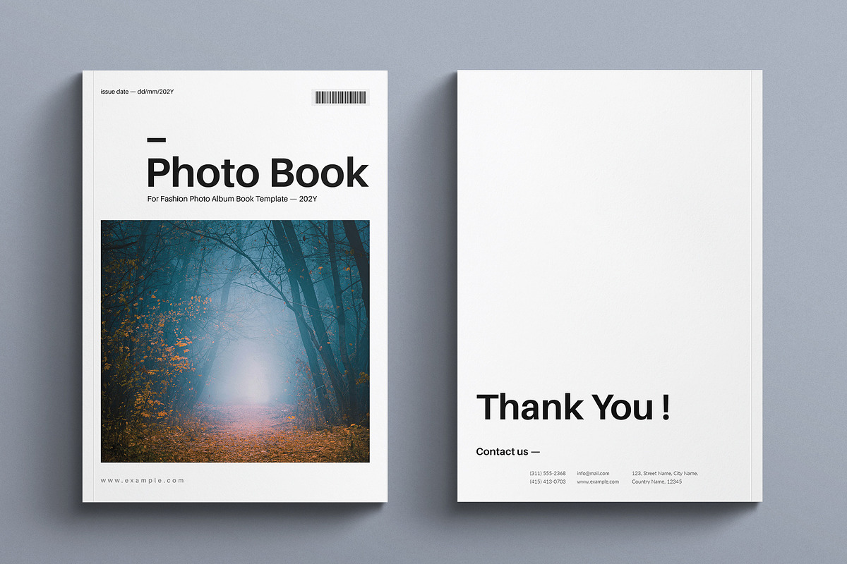 Photo Album Book Layout Template, a Magazine Template by E-Type (Photo 8 of 8)
